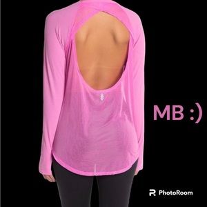 Free People Tops | FP FMovement Sensational Openback Pink Top | Size: M |